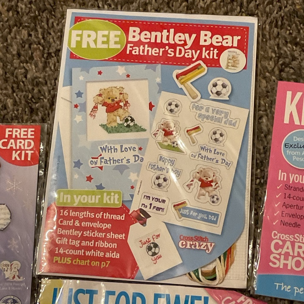 Lot of 7 Cross Stitch Card Kits - Includes Christmas, Disney - Picture 5 of 9